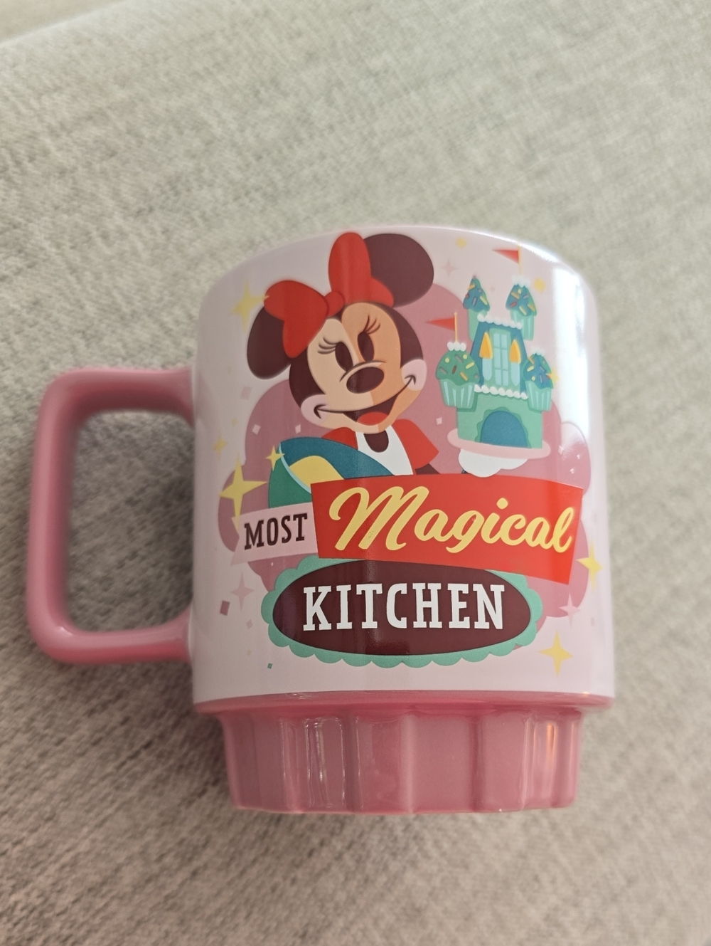Authentic Disney Parks Minnie Mouse Most Magical Kitchen Footed Mug